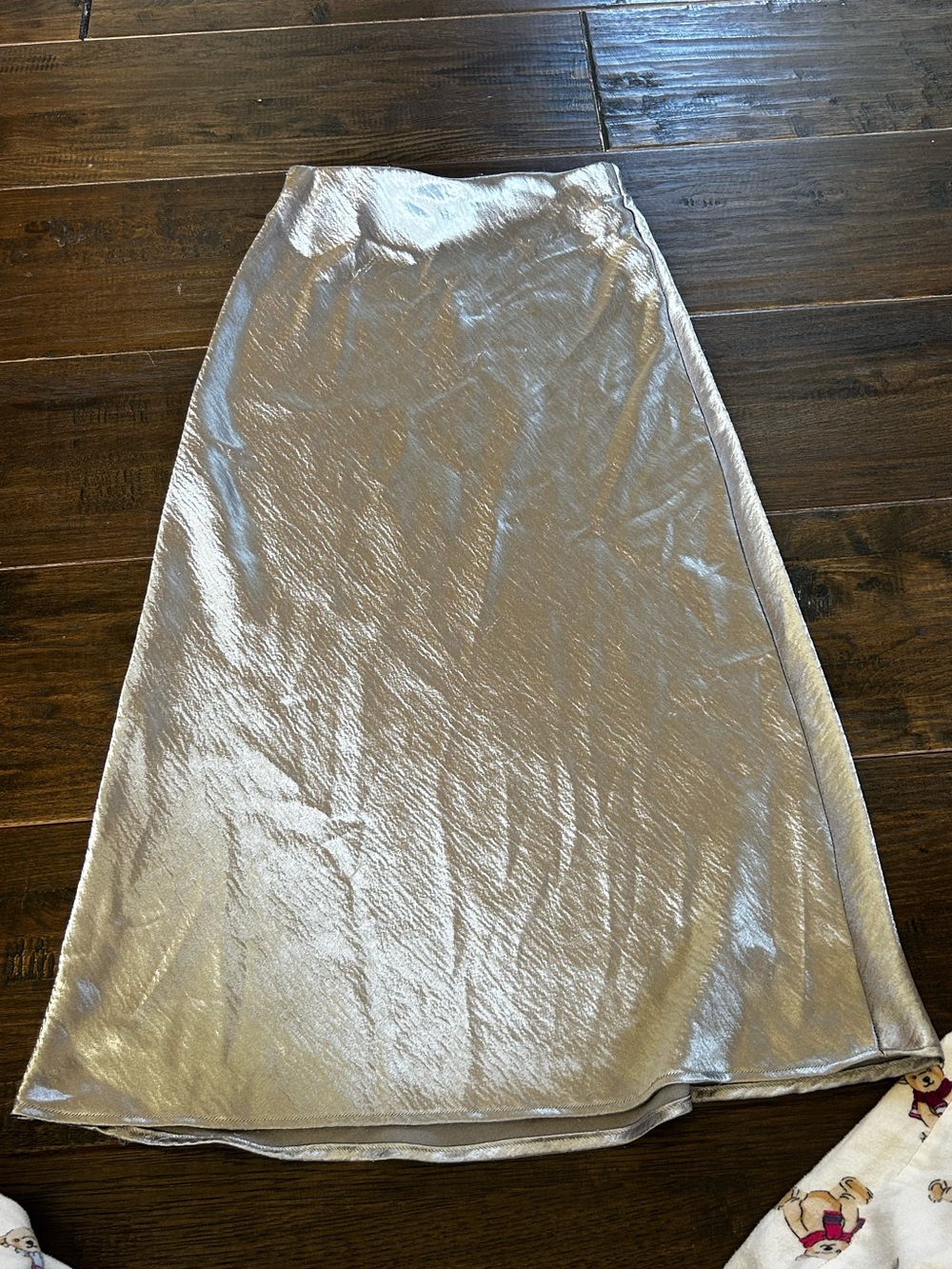 a new day Metallic Silver maxi Skirt